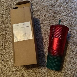 Starbucks Holiday Red and Green Tumbler